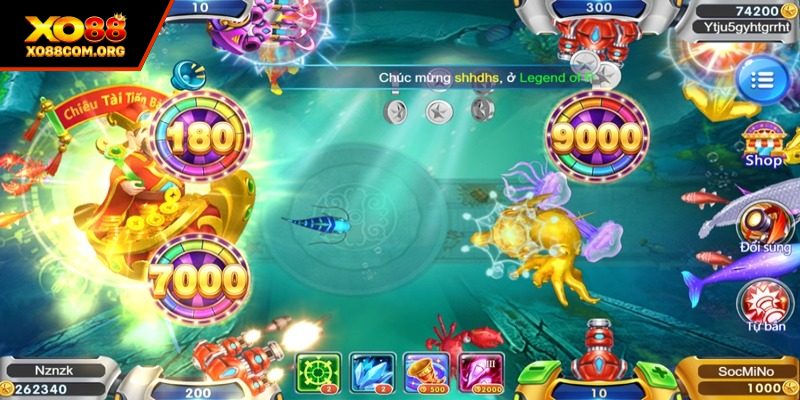 Kho game bắn cá đa dạng, đầy hấp dẫn